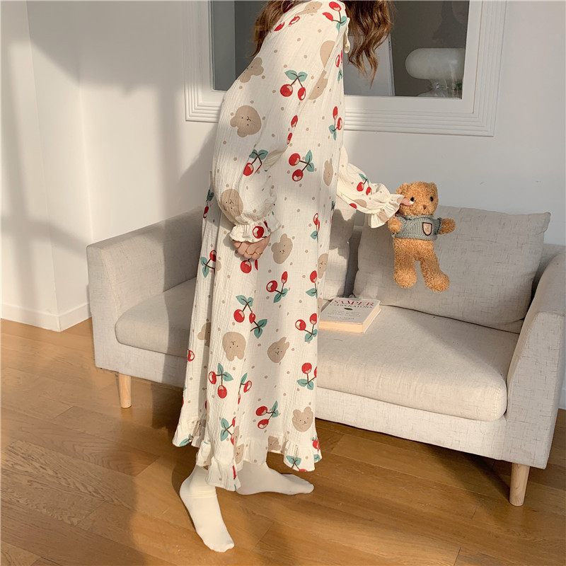 Damespyjama Cherry Cute Loungewear Uit Één Stuk