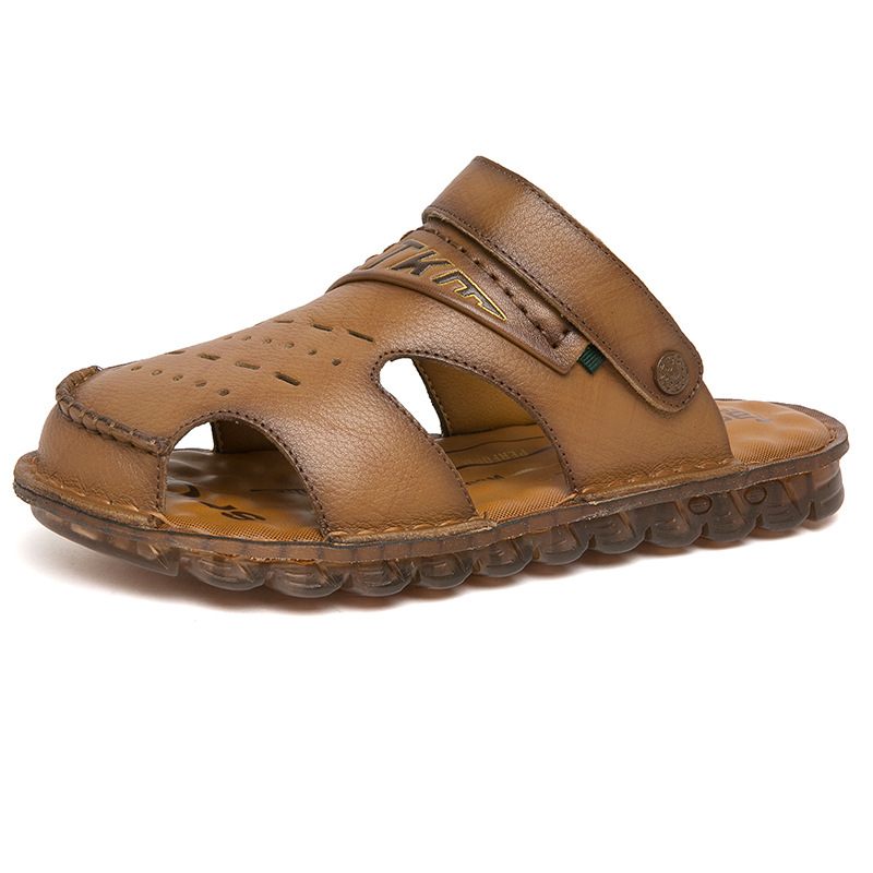 2024 Heren Zomer Nieuwe Sandalen Zachte Zool Comfortabele Sport Vrije Tijd Ademend Strand Slippers