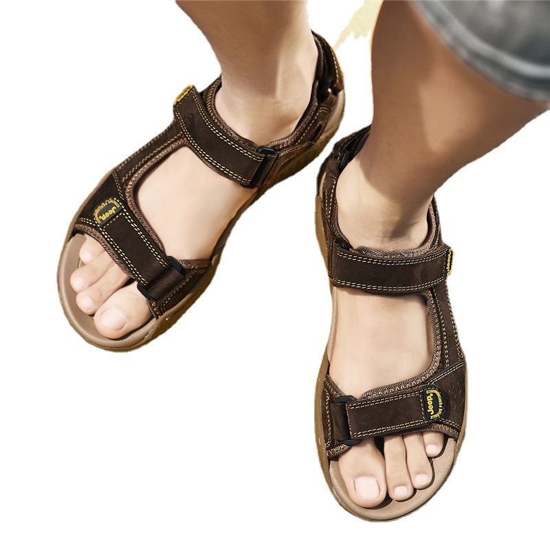 2024 Nieuwe Zomer Antislip Slijtvaste Sandalen Heren Outdoor Casual Strandschoenen