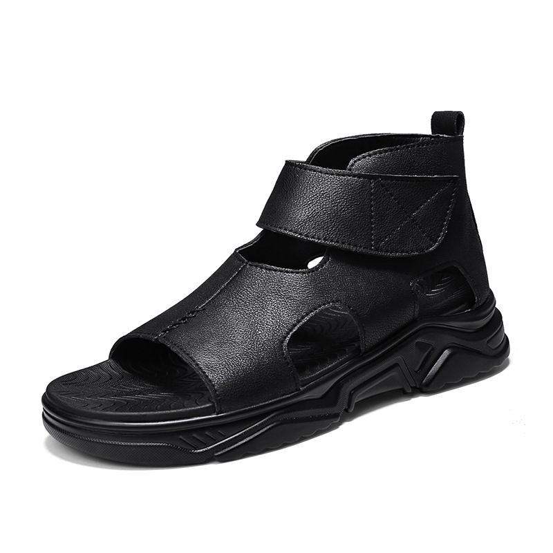 2024 Zomer Nieuwe Heren Casual Sandalen Trendy Straat Schieten Herenschoenen Dikke Bodem Sport Vrije Tijd Strand