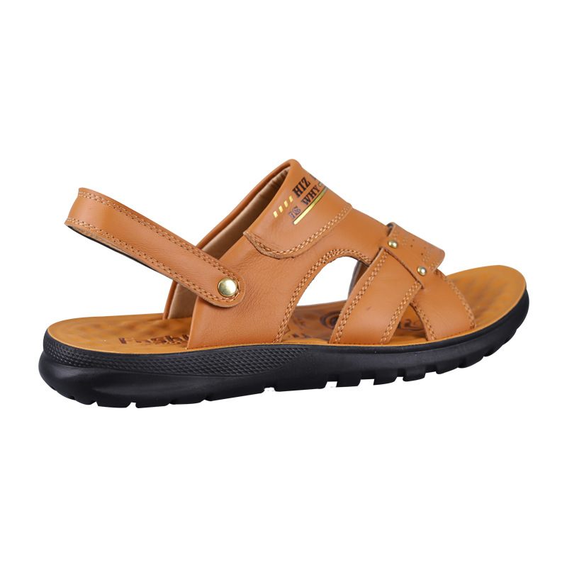 2024 Zomer Nieuwe Sandalen Heren Buitensporten Strandschoenen Casual Leren Kindersandalen Met Zachte Zolen