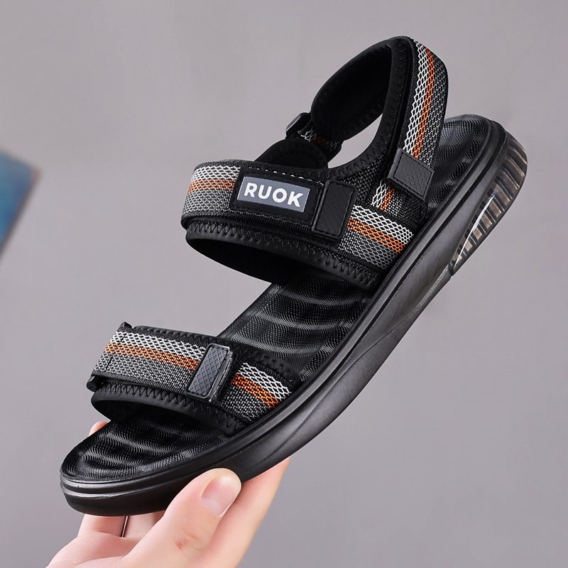 2024 Zomer Nieuwe Sandalen Heren Casual Mode Sport Strandschoenen Thuis Mesh Ademende Outdoor