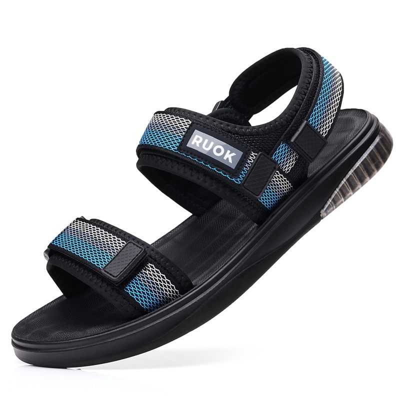 2024 Zomer Nieuwe Sandalen Heren Casual Mode Sport Strandschoenen Thuis Mesh Ademende Outdoor