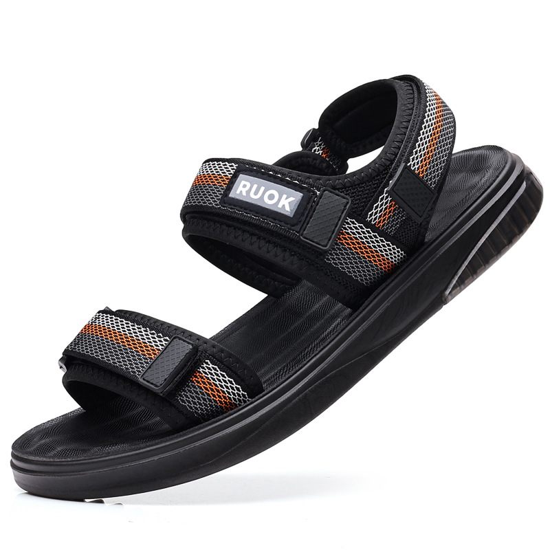 2024 Zomer Nieuwe Sandalen Heren Casual Mode Sport Strandschoenen Thuis Mesh Ademende Outdoor