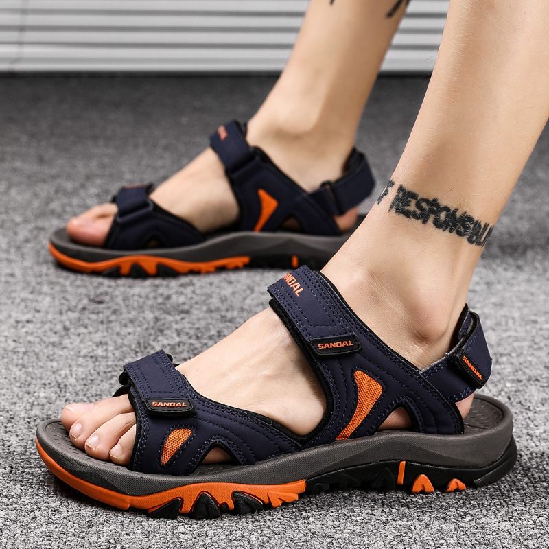 4546 Grote Maat Heren Sandalen Sport Zomer Nieuwe Trend Outdoor Vrije Tijd Vader Strand Schoenen Pantoffels