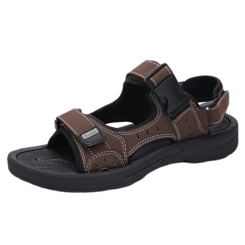 Fujian Zomersandalen Pantoffels 2024 Nieuwe Mode Heren Casual Sandalen Jeugdmode Sportmannen