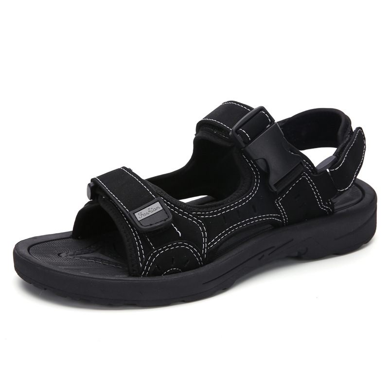 Fujian Zomersandalen Pantoffels 2024 Nieuwe Mode Heren Casual Sandalen Jeugdmode Sportmannen