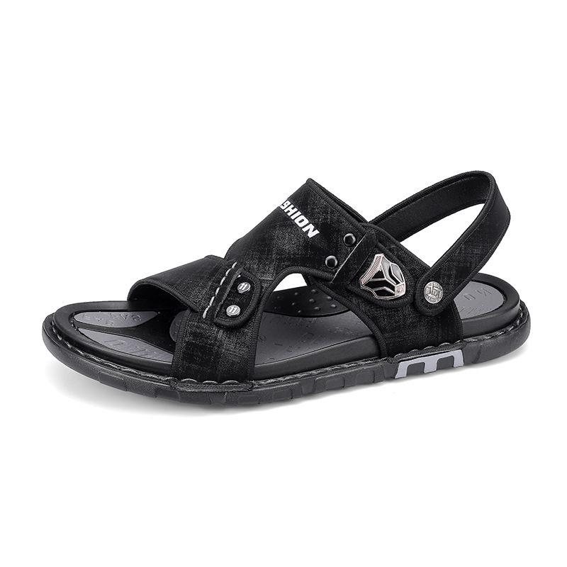 Grote Maat 2024 Nieuwe Heren Strandsandalen Slippers Schoenen Lente En Zomer Casual Trend Strandschoenen Dual-use Sandalen