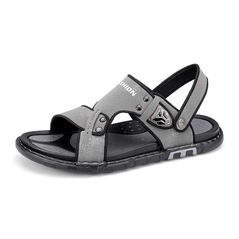 Grote Maat 2024 Nieuwe Heren Strandsandalen Slippers Schoenen Lente En Zomer Casual Trend Strandschoenen Dual-use Sandalen