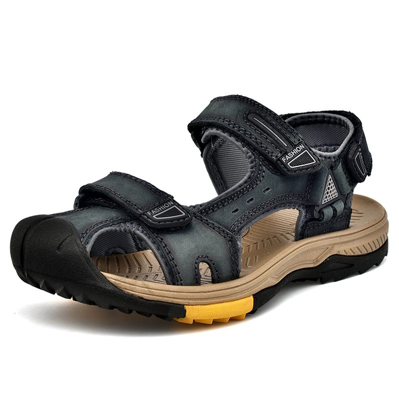 Grote Maten Sandalen Heren 2024 Zomer Outdoor Antislip Baotou Nieuwe Trend Casual Strandschoenen