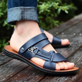 Herenschoenen 2024 Nieuwe Zomer Mannen Open Tenen Sandalen Mode Trend Strand Schoenen Slippers