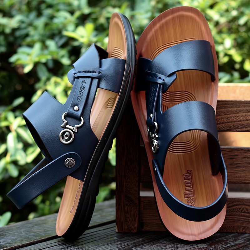 Herenschoenen 2024 Nieuwe Zomer Mannen Open Tenen Sandalen Mode Trend Strand Schoenen Slippers