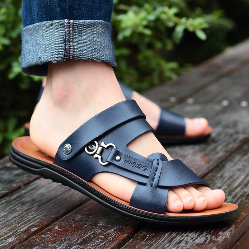 Herenschoenen 2024 Nieuwe Zomer Mannen Open Tenen Sandalen Mode Trend Strand Schoenen Slippers