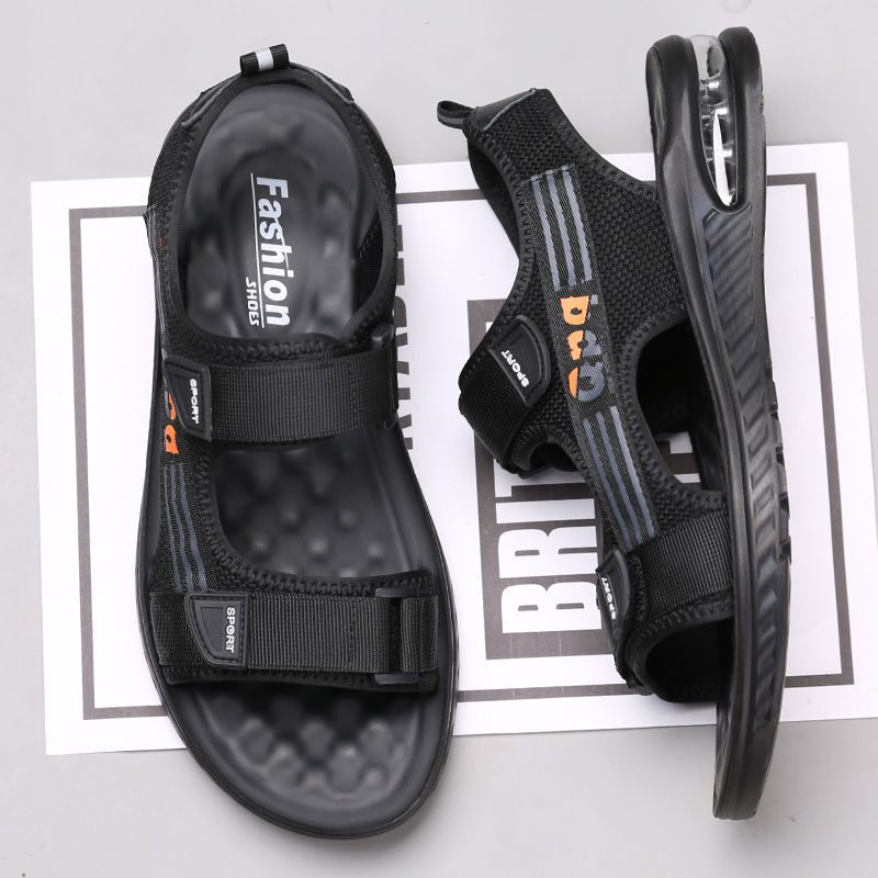 Herenschoenen Casual Sandalen Heren 2024 Zomer Nieuwe Flying Weave Air Bottom Outdoor Sport Rijden Strandschoenen