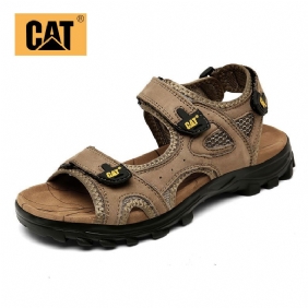 Koeienhuid Heren Grote Maat Herenschoenen Sandalen Casual Trend Pantoffels Ultralicht Ademend Uitgehold Populaire Strand