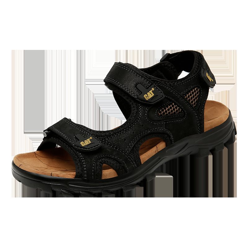 Koeienhuid Heren Grote Maat Herenschoenen Sandalen Casual Trend Pantoffels Ultralicht Ademend Uitgehold Populaire Strand