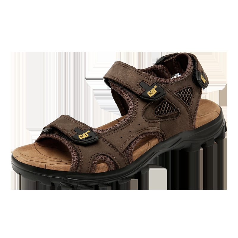 Koeienhuid Heren Grote Maat Herenschoenen Sandalen Casual Trend Pantoffels Ultralicht Ademend Uitgehold Populaire Strand