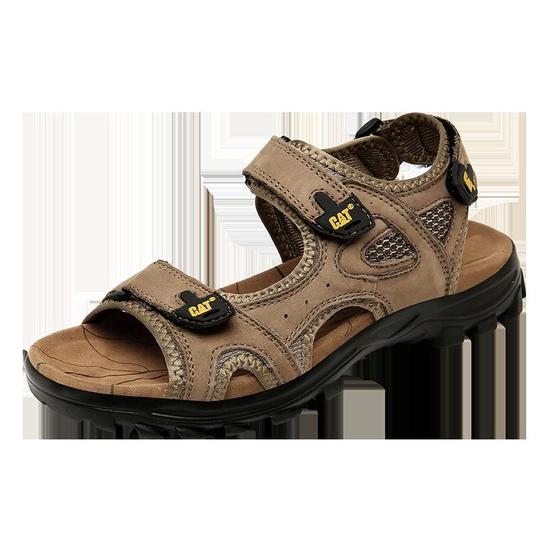 Koeienhuid Heren Grote Maat Herenschoenen Sandalen Casual Trend Pantoffels Ultralicht Ademend Uitgehold Populaire Strand