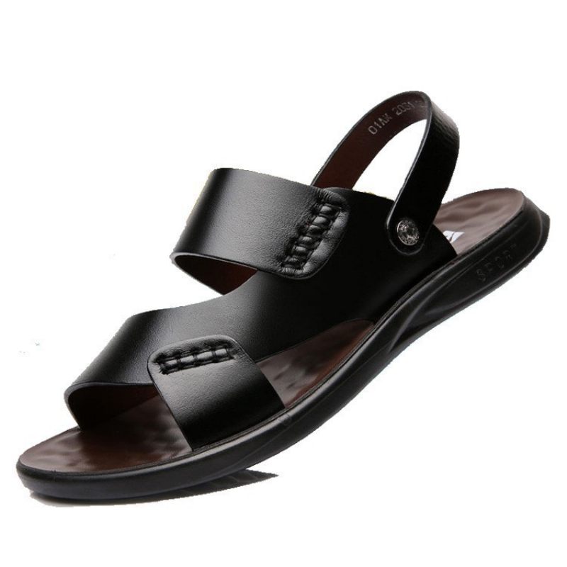 Mannen Strand Schoenen 2024 Zomer Nieuwe Grote Maat Casual Sandalen Slippers Zachte Zool Comfortabele