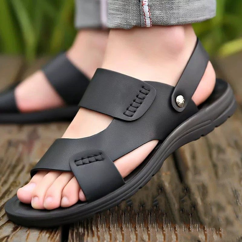 Mannen Strand Schoenen 2024 Zomer Nieuwe Grote Maat Casual Sandalen Slippers Zachte Zool Comfortabele