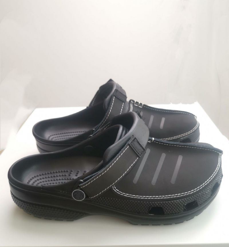 Nieuwe Yuken Heren Outdoor Casual Leren Strandschoenen Klassieke Antislip Ademende Sandalen Pantoffels