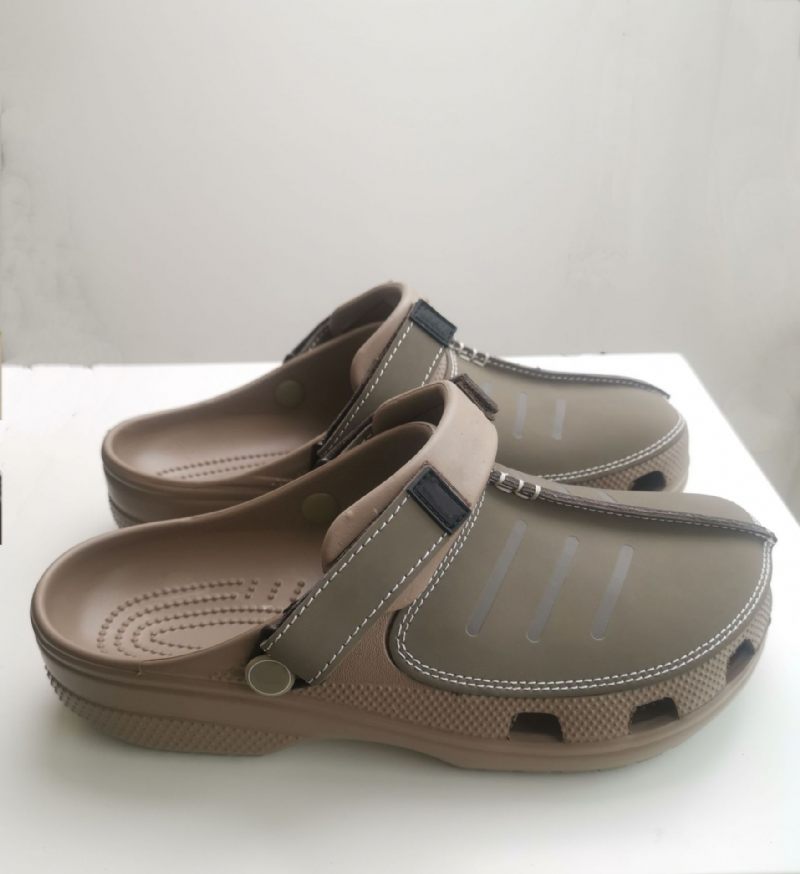 Nieuwe Yuken Heren Outdoor Casual Leren Strandschoenen Klassieke Antislip Ademende Sandalen Pantoffels