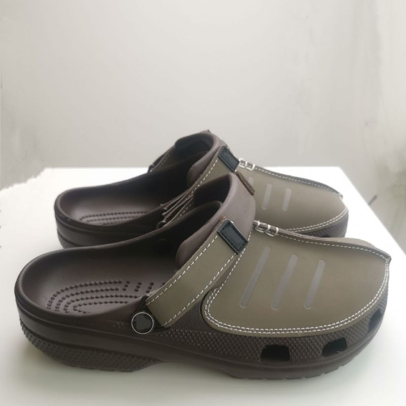 Nieuwe Yuken Heren Outdoor Casual Leren Strandschoenen Klassieke Antislip Ademende Sandalen Pantoffels