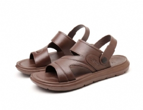 Nieuwe Zomer Heren Casual Strandschoenen Modetrend Zachte Zool Ondergrond Sandalen Pantoffels Antislip Grote Maat Schoenen