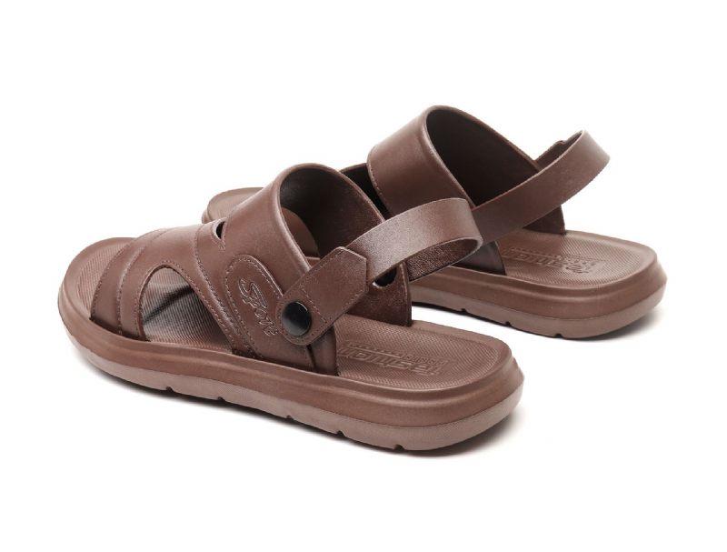 Nieuwe Zomer Heren Casual Strandschoenen Modetrend Zachte Zool Ondergrond Sandalen Pantoffels Antislip Grote Maat Schoenen