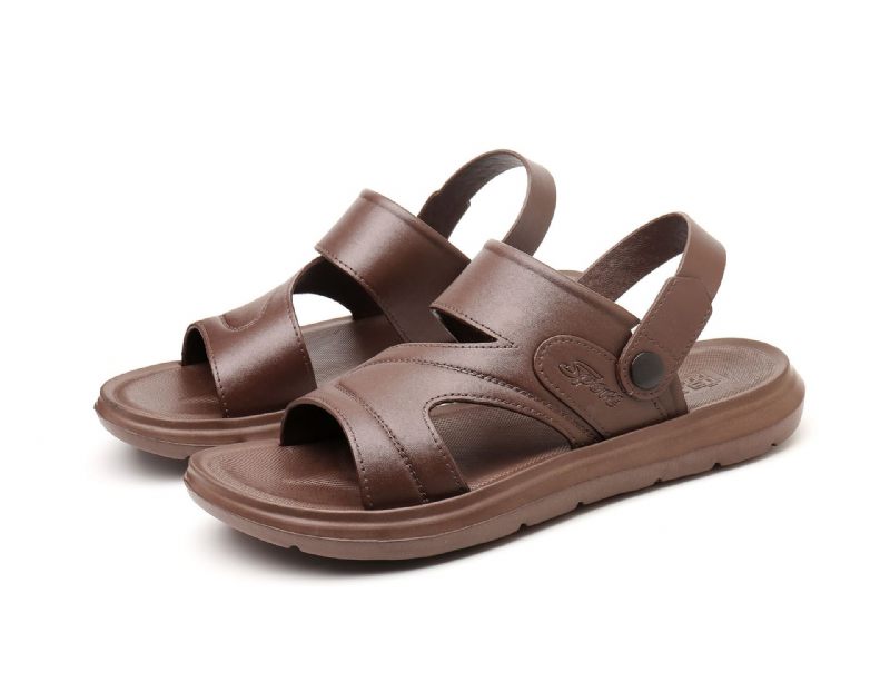 Nieuwe Zomer Heren Casual Strandschoenen Modetrend Zachte Zool Ondergrond Sandalen Pantoffels Antislip Grote Maat Schoenen