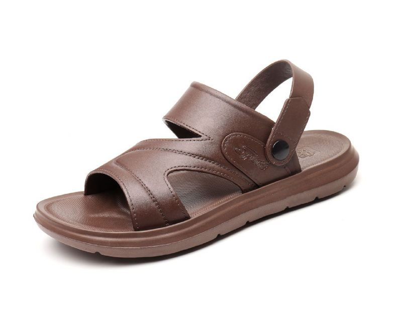 Nieuwe Zomer Heren Casual Strandschoenen Modetrend Zachte Zool Ondergrond Sandalen Pantoffels Antislip Grote Maat Schoenen