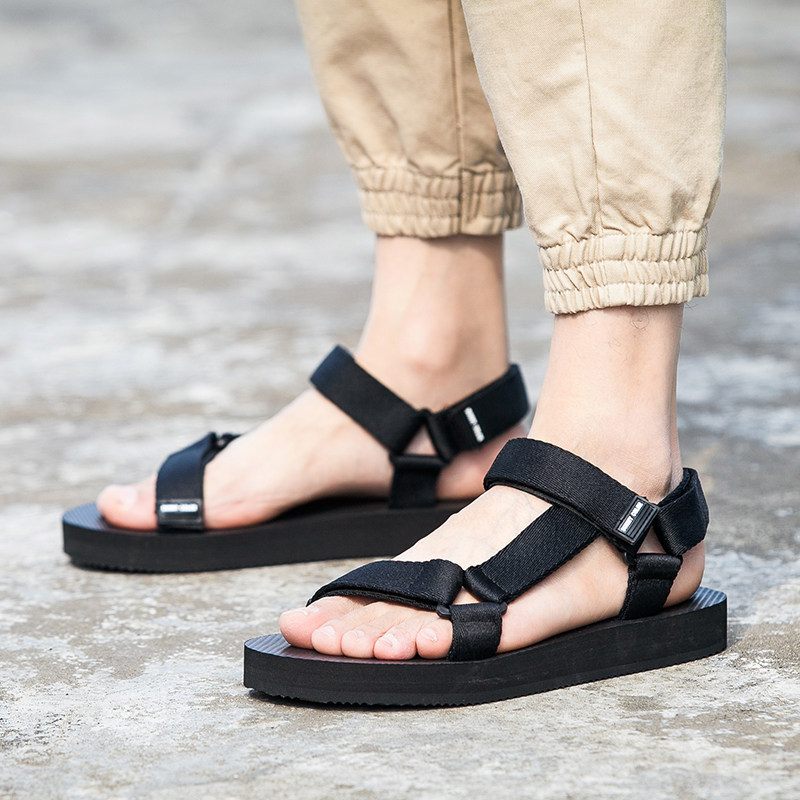 Paar Sandalen Heren Zomer 2024 Nieuwe Mode Casual Student Dames Strandschoenen Tij