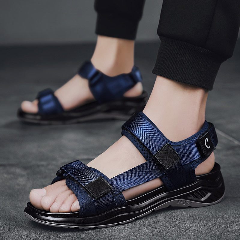 Sandalen Heren Open Teen Groot Formaat Antislip Zomer Strandschoenen Casual Schoenen Zachte Zool Mode Trendy Sportschoenen Nieuw