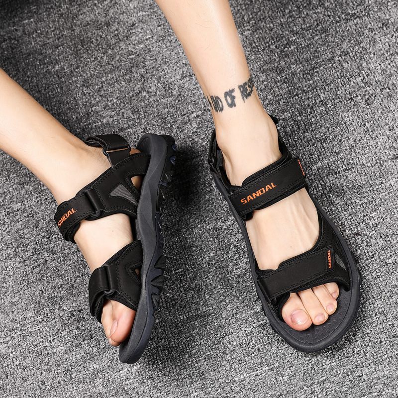 Sandalen Heren Strandschoenen 2024 Nieuwe Zomerslippers Dual-use Studentensport Outdoor Grote Maten Schoenen