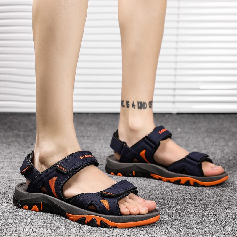 Sandalen Heren Strandschoenen 2024 Nieuwe Zomerslippers Dual-use Studentensport Outdoor Grote Maten Schoenen