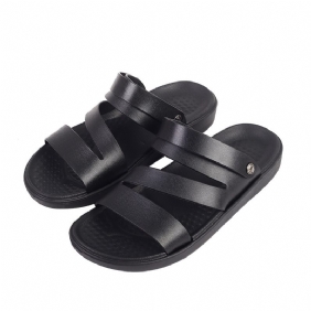 Sandalen Heren Zomer Nieuwe Plastic Mode Casual Strandschoenen Buitensport Antislip