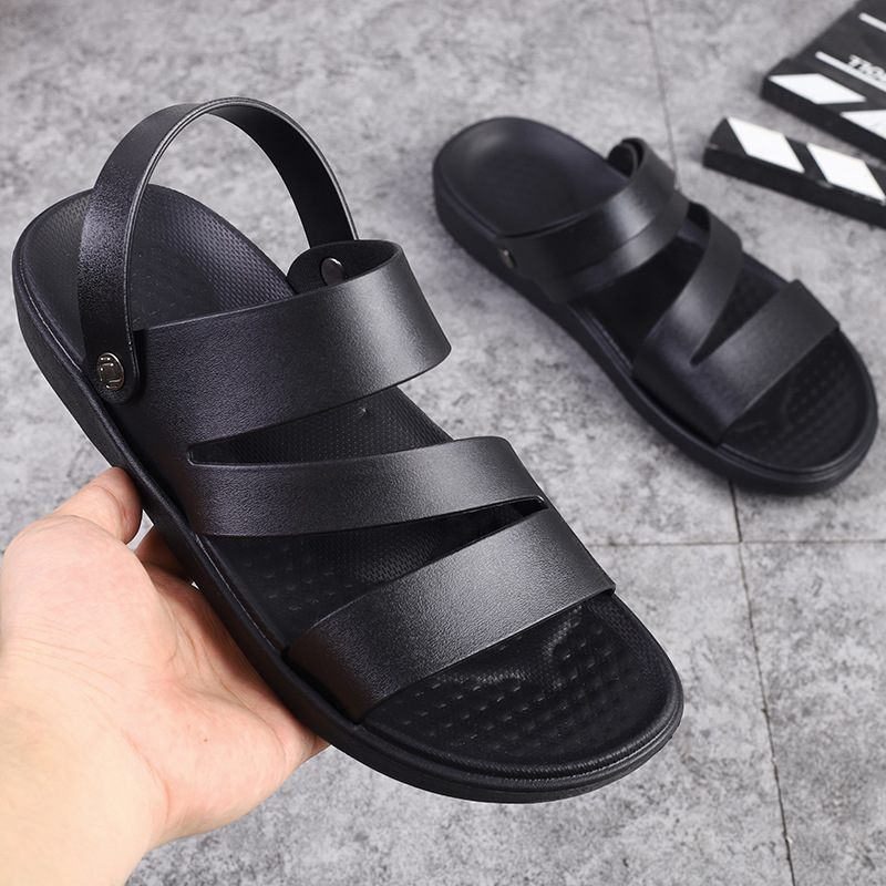 Sandalen Heren Zomer Nieuwe Plastic Mode Casual Strandschoenen Buitensport Antislip