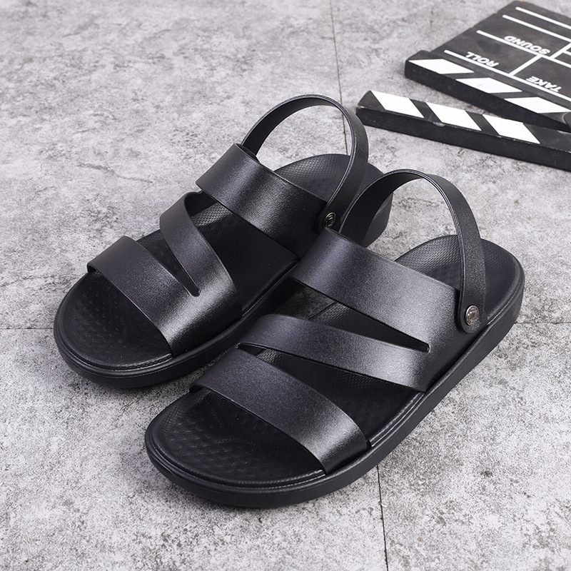 Sandalen Heren Zomer Nieuwe Plastic Mode Casual Strandschoenen Buitensport Antislip