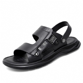 Sandalen Mannen 2024 Zomer Nieuwe Casual Strand Schoenen Mode Comfortabele Zachte Zool Slippers Dikke Zolen Trend