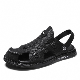 Vrijetijdssport Strand Outdoor Herenschoenen Trendy Herensandalen Pantoffels Baotou Casual Voor Tweeërlei Gebruik