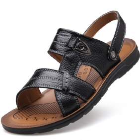 Zomer Grote Maat 45 46 47 48 49 50 Yards Mannen Strand Schoenen Leren Sandalen Slippers