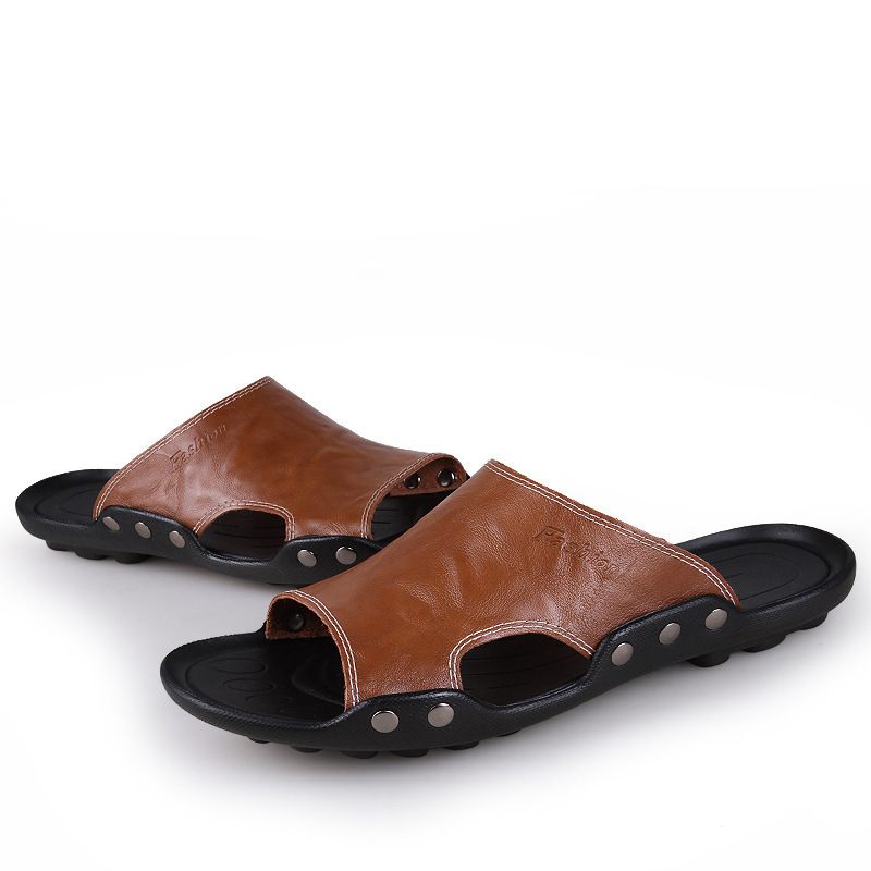 Zomer Herenschoenen Strand Casual Schoenen Met Open Tenen Sandalen Met Zachte Zolen Tuhaofan Ademende Herensandalen Slippers