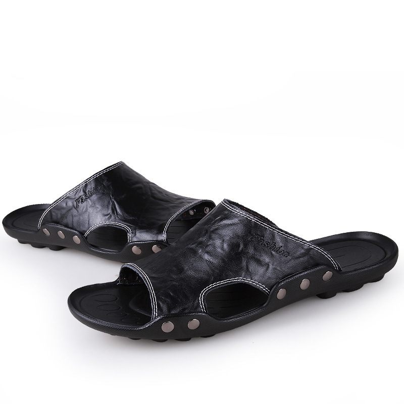 Zomer Herenschoenen Strand Casual Schoenen Met Open Tenen Sandalen Met Zachte Zolen Tuhaofan Ademende Herensandalen Slippers