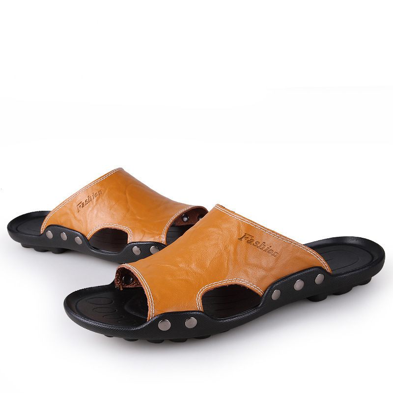 Zomer Herenschoenen Strand Casual Schoenen Met Open Tenen Sandalen Met Zachte Zolen Tuhaofan Ademende Herensandalen Slippers