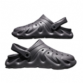 Zomer Nieuwe Herenslippers Voor Tweeërlei Gebruik Trendy Strand Ademende Sandalen Met Vaste Voet