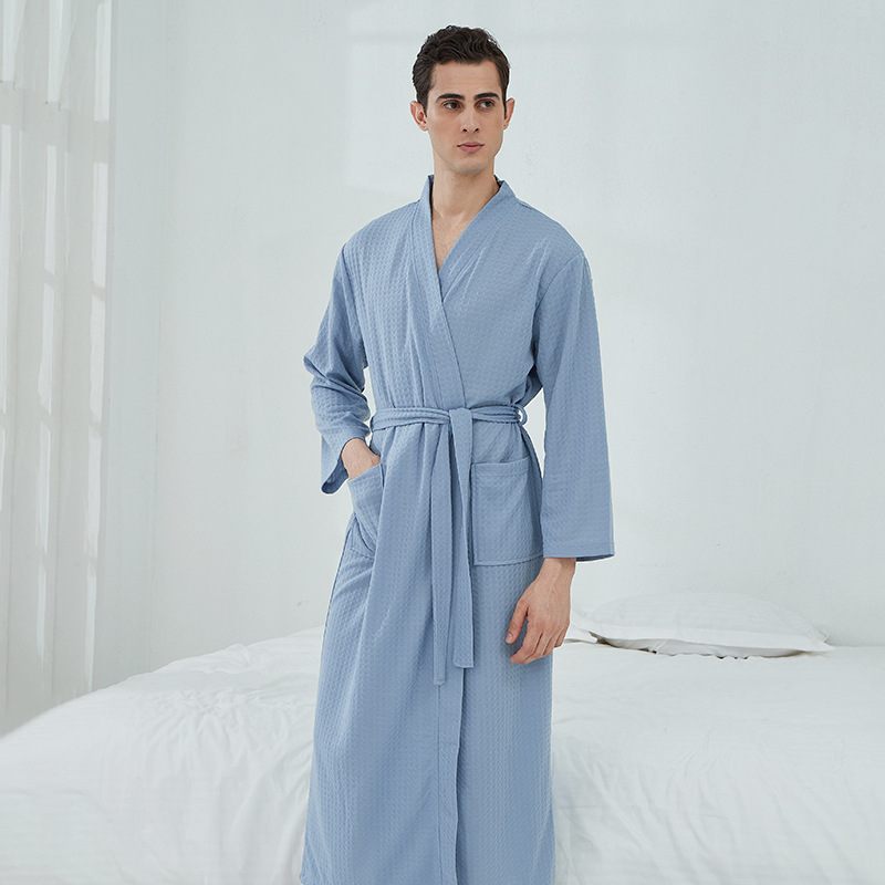 Badjassen Dunne Nachthemden Lange Stukken Loungewear Heren