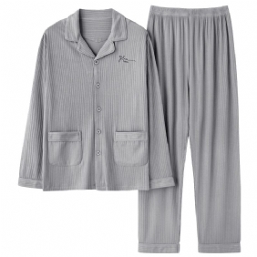 Herenpyjama Katoen Loungewear Sets Vesten