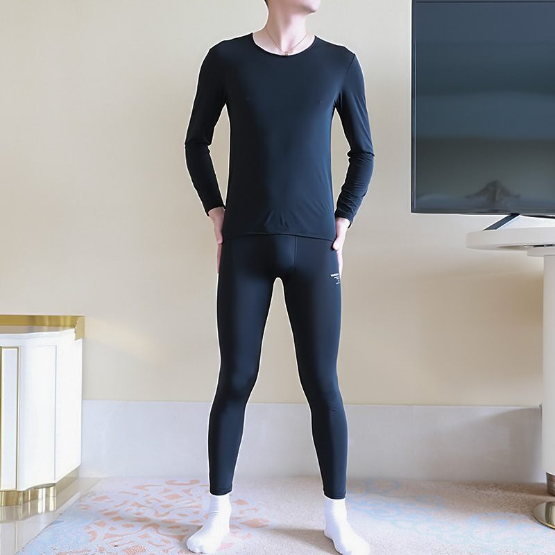 Loungewear Voor Heren Transparant Zijdeachtig Ademend Koel Lichtgewicht Sport