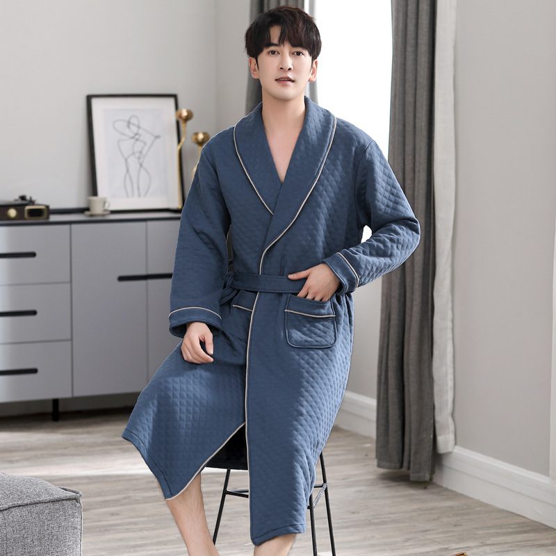 Nachtjapon Heren Casual Badjassen Losse Homewear