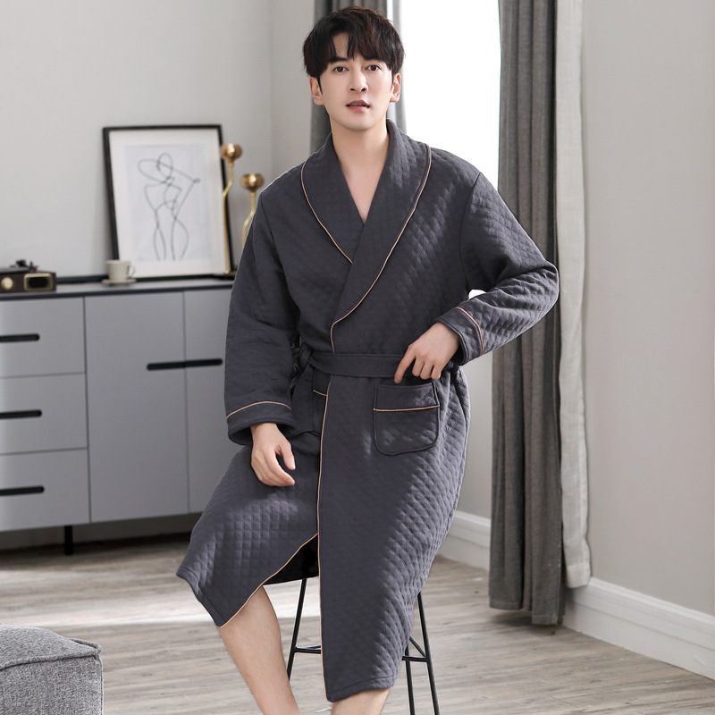 Nachtjapon Heren Casual Badjassen Losse Homewear